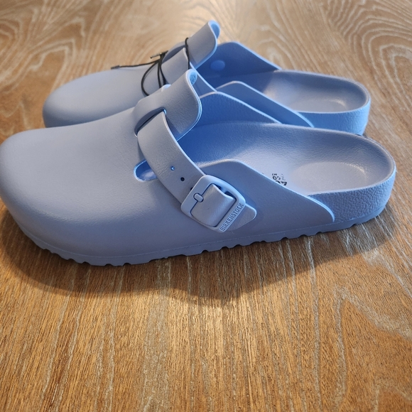 NWOT BIRKENSTOCK Boston Eva Elemental Blue Clogs Women's Size 9(40) - Picture 1 of 13